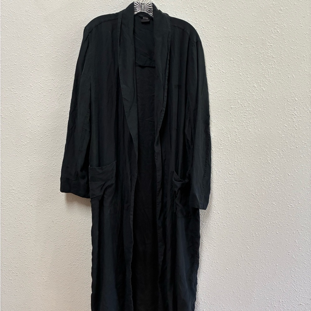 Hugo Boss Dark Gray Textured Cardigan